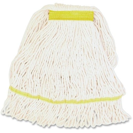 Genuine Joe Genuine Joe Small Blend Wet Mop narrow Band Loop, 12oz., WE GJOSWH1B